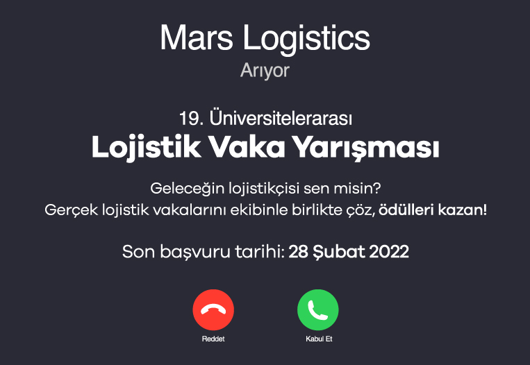 19. Üniversitelerarası Lojistik Vaka Yarışması Başvuruları Açıldı! 