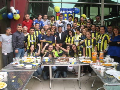 Célébration du championnat de Fenerbahçe