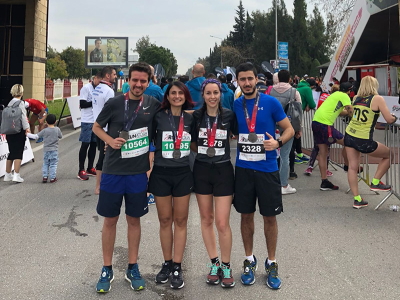 El equipo Mars Run participó en la maratón